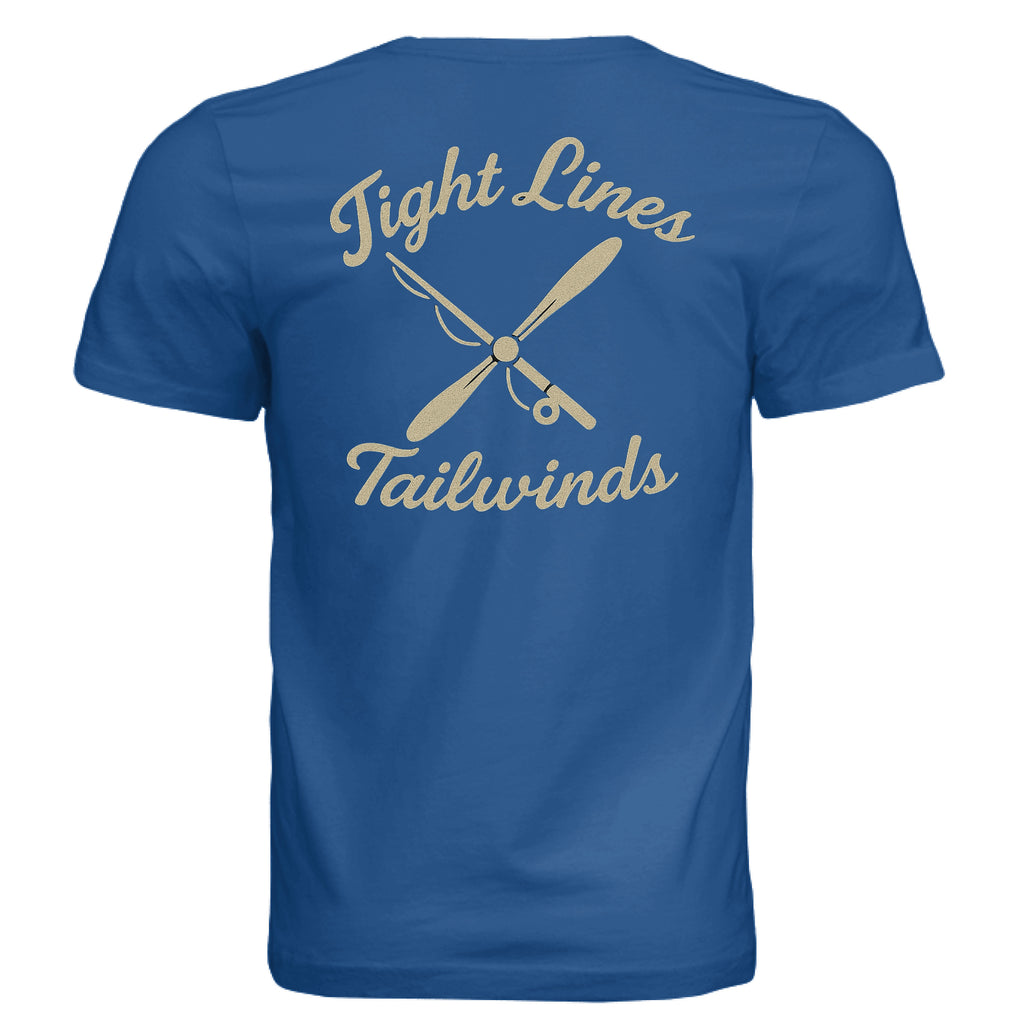 Solid True Royal Triblend - BACK