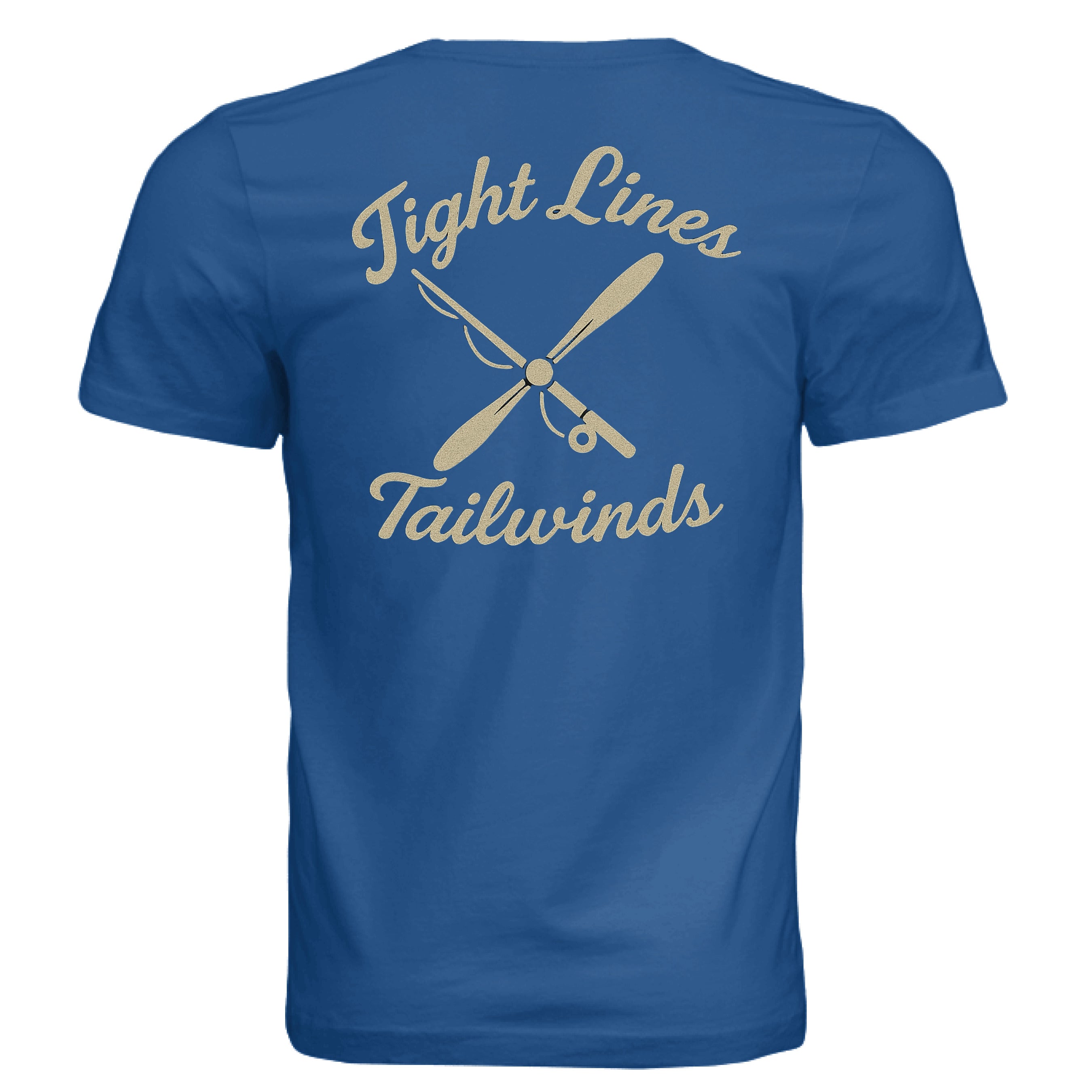 Solid True Royal Triblend - BACK