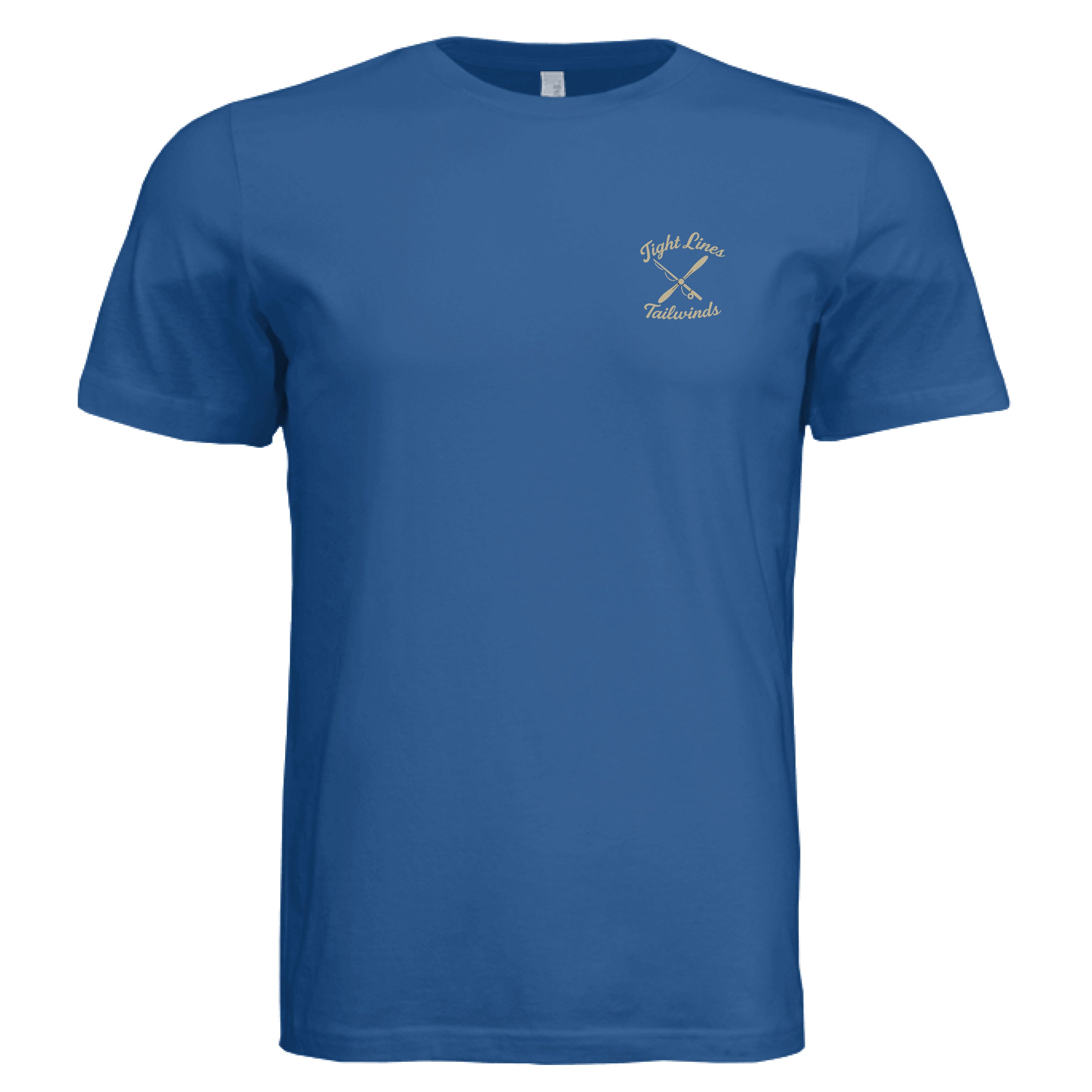 Solid True Royal Triblend - FRONT