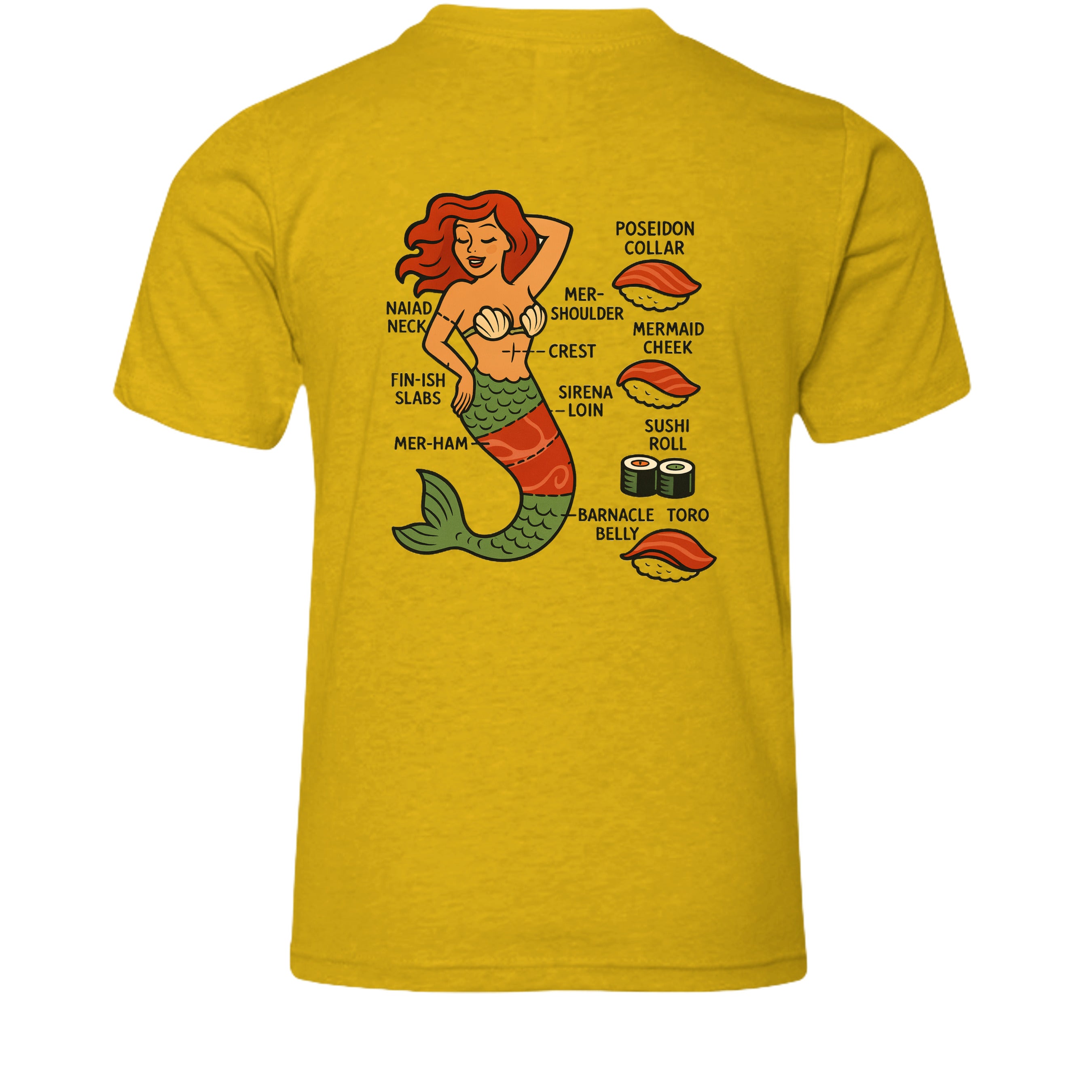 Heather Mustard - 3001YCVC - BACK