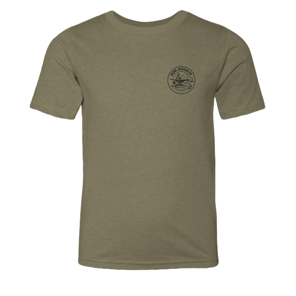 Heather Olive - 3001YCVC - FRONT