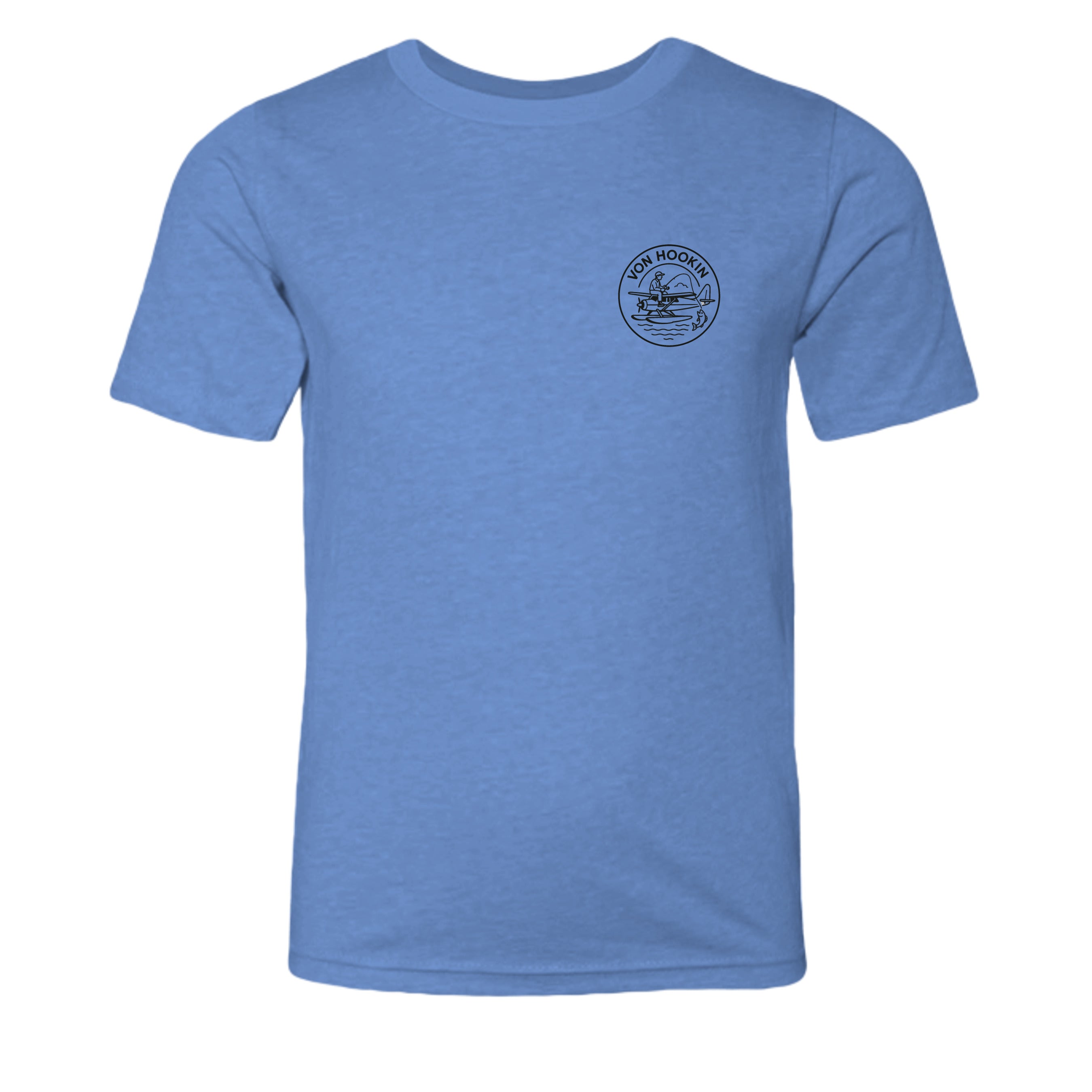 Heather Columbia Blue - 3001YCVC - FRONT