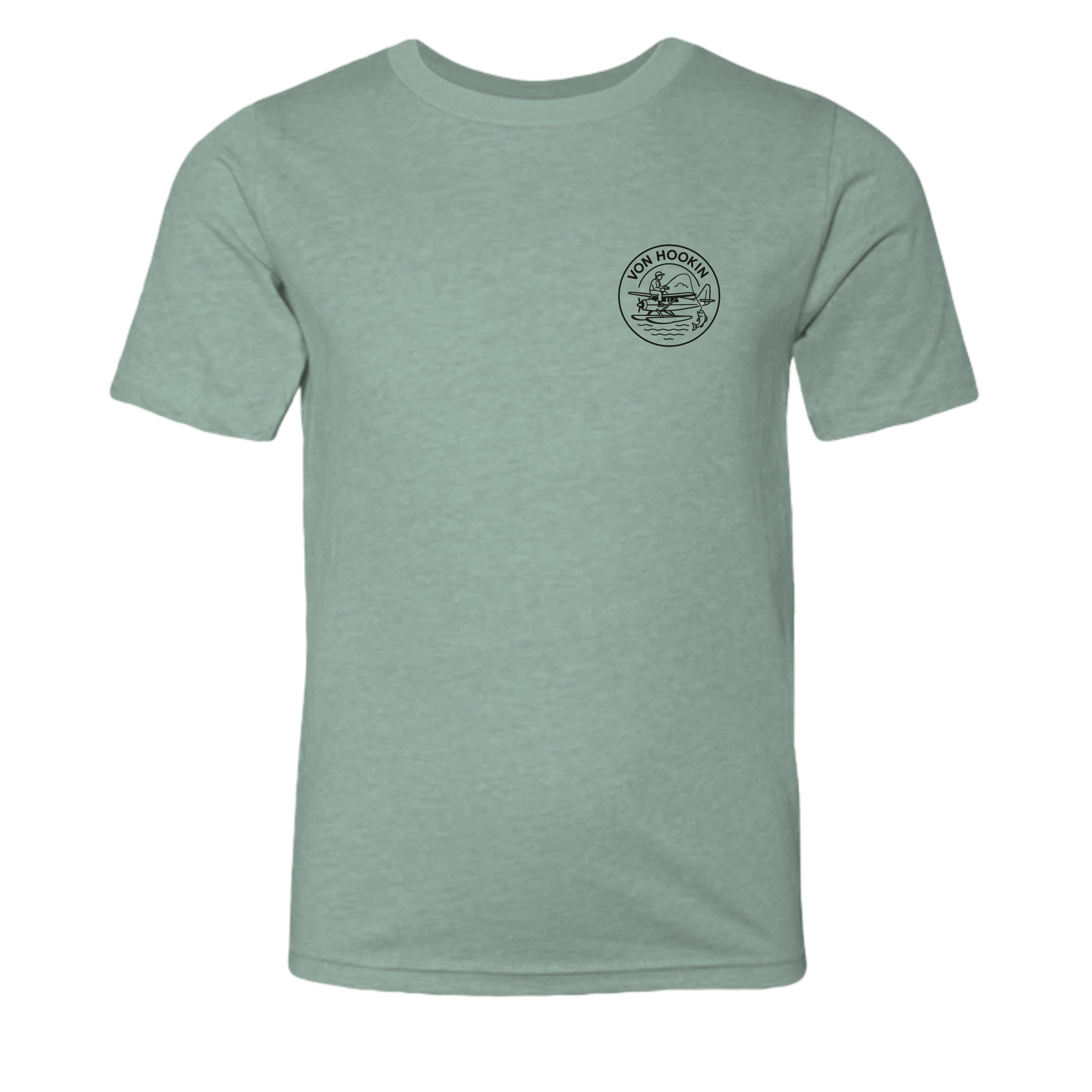 Heather Dusty Blue - 3001YCVC - FRONT