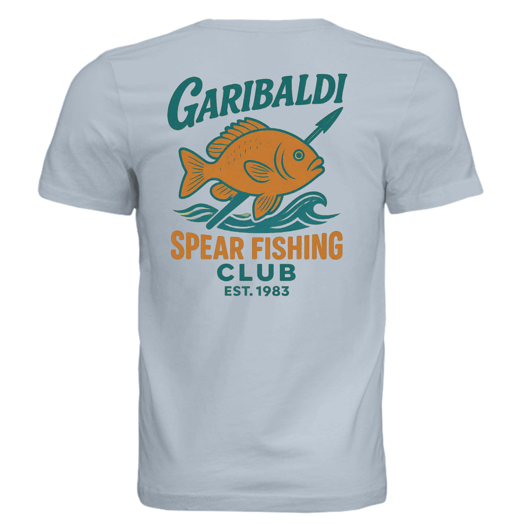 Solid Carolina Blue Triblend - 3413C - BACK